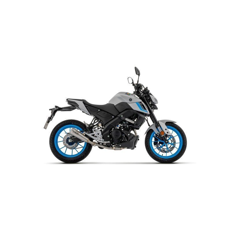 Kit completo con silenciador ICON en titanio para Yamaha YZF-R125 / MT-125 E5+ '24/'26