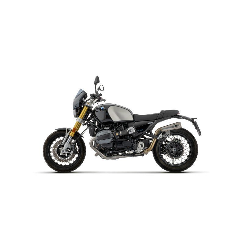 Silenciador REBEL en nichrom negro BMW R12 Nine-T E5+ 2026