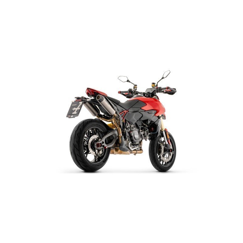 Silenciosos Round-Sil titanio Ducati Hypermotard V2 / V2 SP 26
