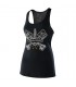 CAMISETA MUJER TLD PISTONBONE VINTAGE, NEGRO