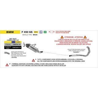 Colector racing BMW F450GS 26