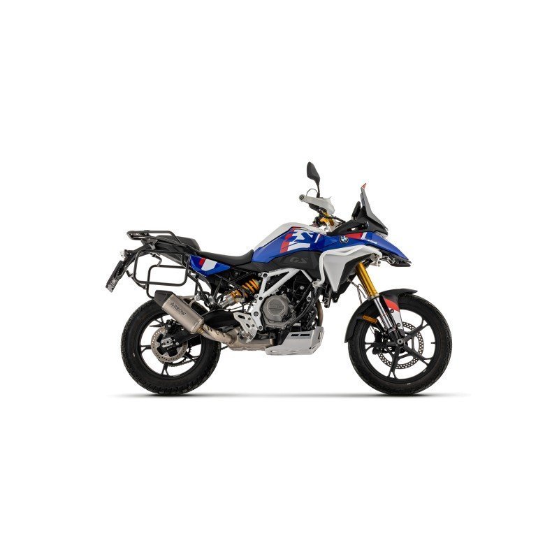 Silenciador Indy aluminio negro BMW F450GS 26