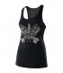 CAMISETA MUJER TLD PISTONBONE VINTAGE, NEGRO