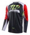 GP PRO JERSEY  PARTICAL BLACK / GLO RED