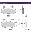 PASTILLAS FRENO ROADPRO CARBON RACING