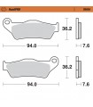 PASTILLAS FRENO ROADPRO SINTER FRONT