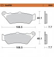 PASTILLAS FRENO ROADPRO SINTER REAR