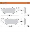 PASTILLAS FRENO ROADPRO SINTER FRONT