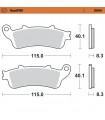 PASTILLAS FRENO ROADPRO SINTER FRONT