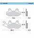 PASTILLAS FRENO RACING GP KX125-250-500, KDX200-250, RM