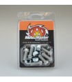 Set of bolts M6x16 hexagon head + M6 steel locking nut (100 pcs)
