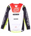 YOUTH GP PRO JERSEY  BLENDS WHITE / GLO RED