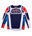 YOUTH GP PRO JERSEY_ WAVEZ NAVY / RED