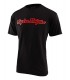 SHORT SLEEVE TEE_ SIGNATURE BLACK / GLO RED