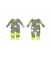 VALENTINO ROSSI 22 OVERALL BABY, MEL. GREY, 6M