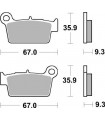 Pastillas de freno Off-Road sinterizadas