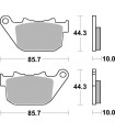 Pastillas de Freno Traseras Supersport Sinterizadas