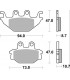 Pastillas de freno Off-Road Racing sinterizadas