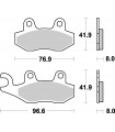 Pastillas de freno delanteras Supersport sinterizadas