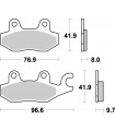 Pastillas de Freno Traseras Supersport Sinterizadas