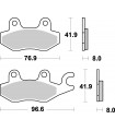 Pastillas de freno Off-Road sinterizadas