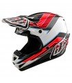 SE4 POLYACRYLITE HELMET  BLOCK CHARCOAL / RED