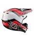 SE4 POLYACRYLITE HELMET  BLOCK CHARCOAL / RED