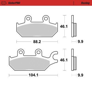 Pastillas freno Racing: ATV/UTV · Motomaster