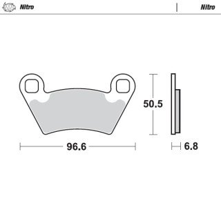Pastillas freno Nitro · Motomaster