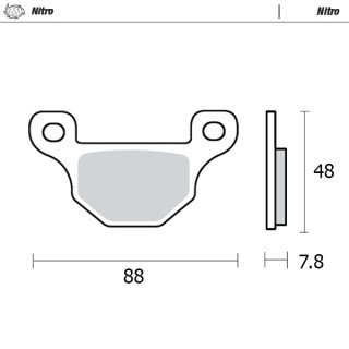 Pastillas freno Nitro · Motomaster