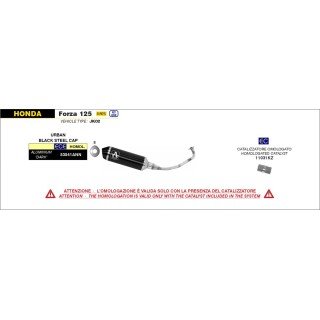 Catalizador EURO 5 54MM 0/11KW