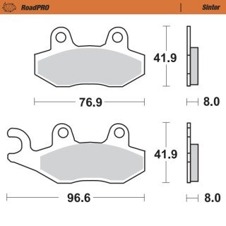 Pastillas freno RoadPro Scooter · Motomaster