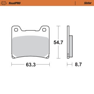 Pastillas freno RoadPro Sinter Front · Motomaster