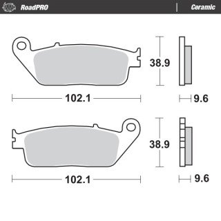 Pastillas freno RoadPro Ceramic · Motomaster