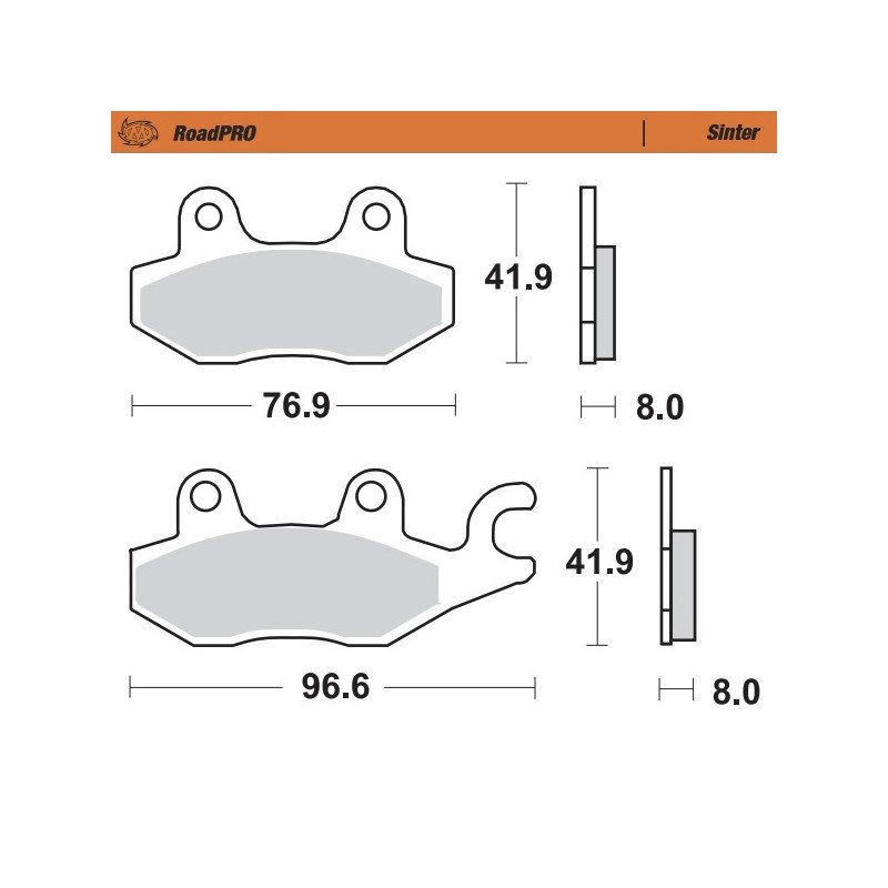 Pastillas freno RoadPro Sinter Front · Motomaster