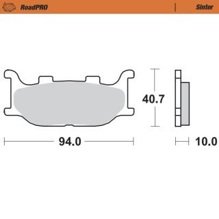 Pastillas freno RoadPro Sinter Front · Motomaster