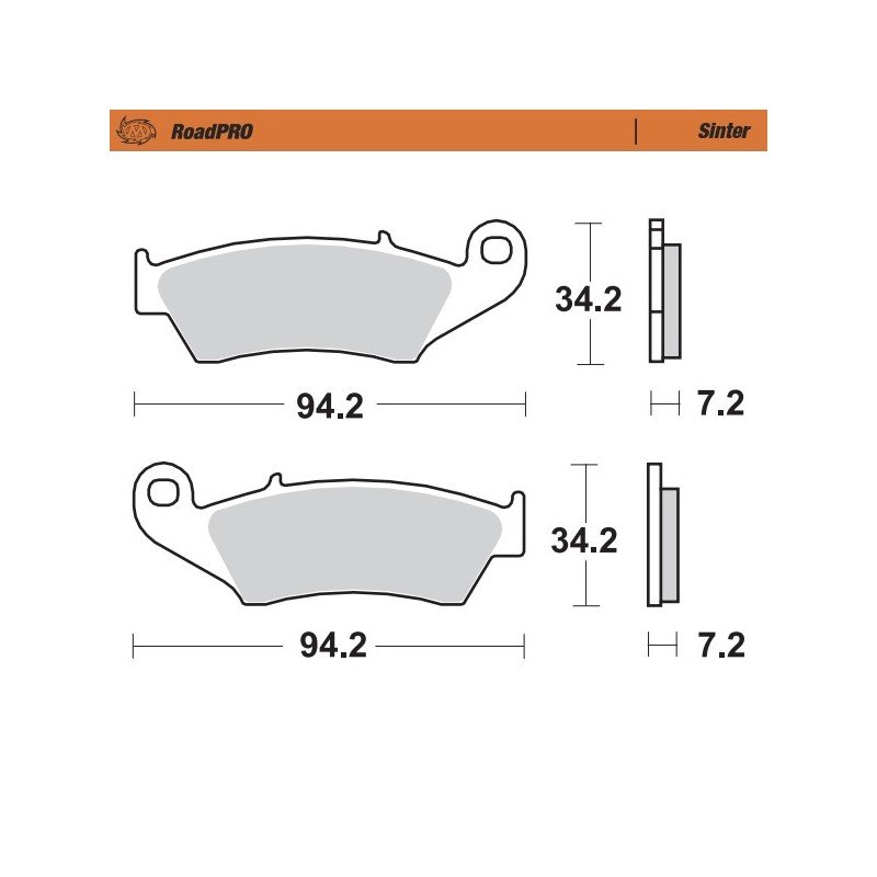 Pastillas freno RoadPro Sinter Front · Motomaster