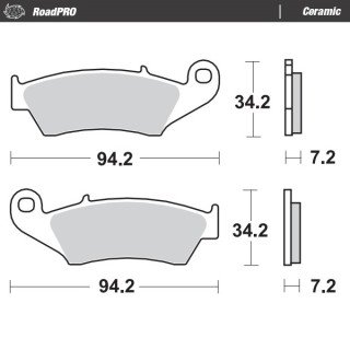 Pastillas freno RoadPro Ceramic · Motomaster