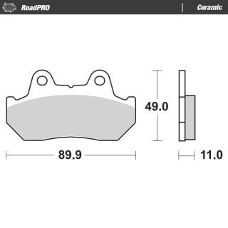 Pastillas freno RoadPro Ceramic · Motomaster