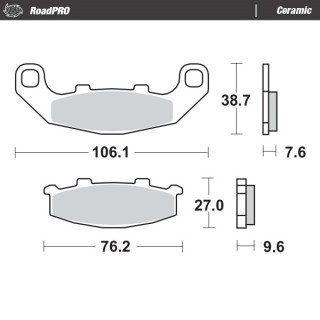 Pastillas freno RoadPro Ceramic · Motomaster