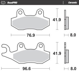 Pastillas freno RoadPro Ceramic · Motomaster