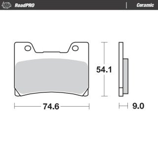 Pastillas freno RoadPro Ceramic · Motomaster