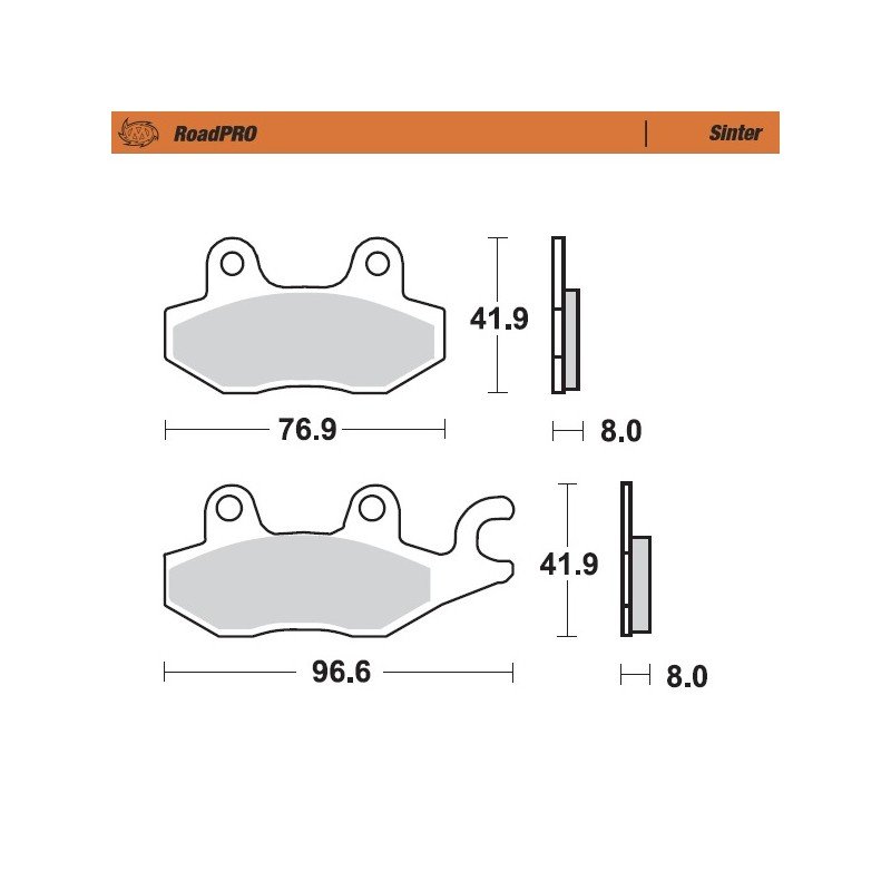 Pastillas freno RoadPro Scooter · Motomaster