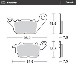 Pastillas freno RoadPro Ceramic · Motomaster
