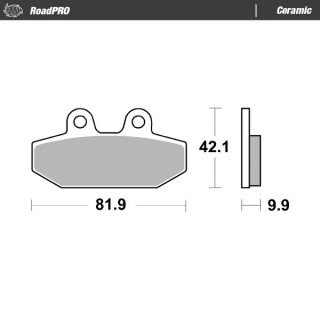 Pastillas freno RoadPro Ceramic · Motomaster