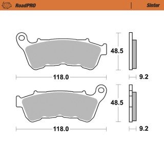 Pastillas freno RoadPro Sinter Front · Motomaster