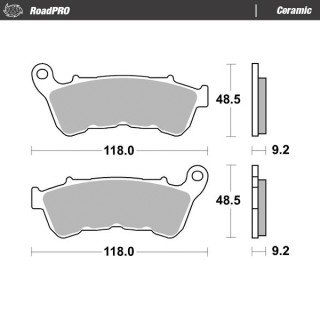 Pastillas freno RoadPro Ceramic · Motomaster