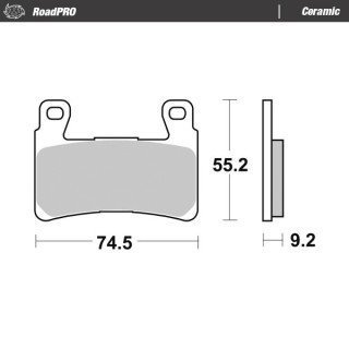 Pastillas freno RoadPro Ceramic · Motomaster