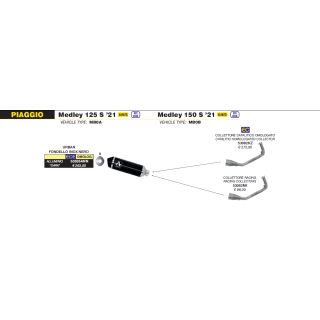 Conector catalítico PIAGGIO MEDLEY 125/150S '20