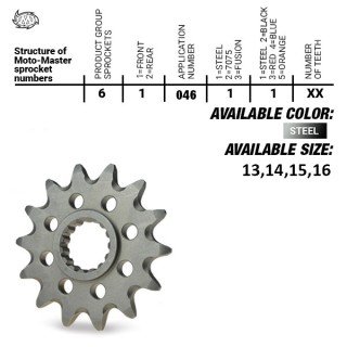 Piñón Motomaster (520-16T) KTM